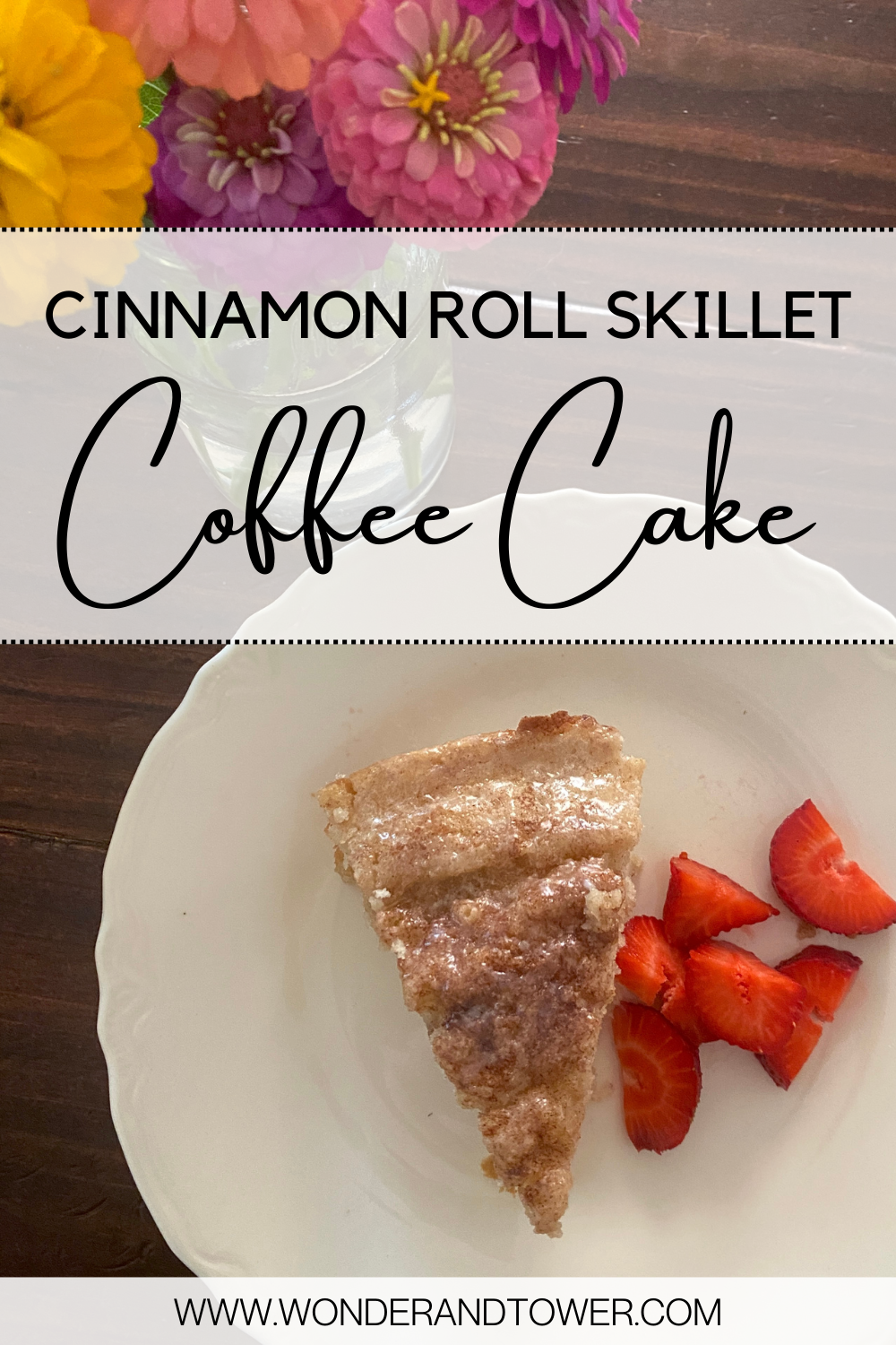 Cinnamon Roll Skillet Cake