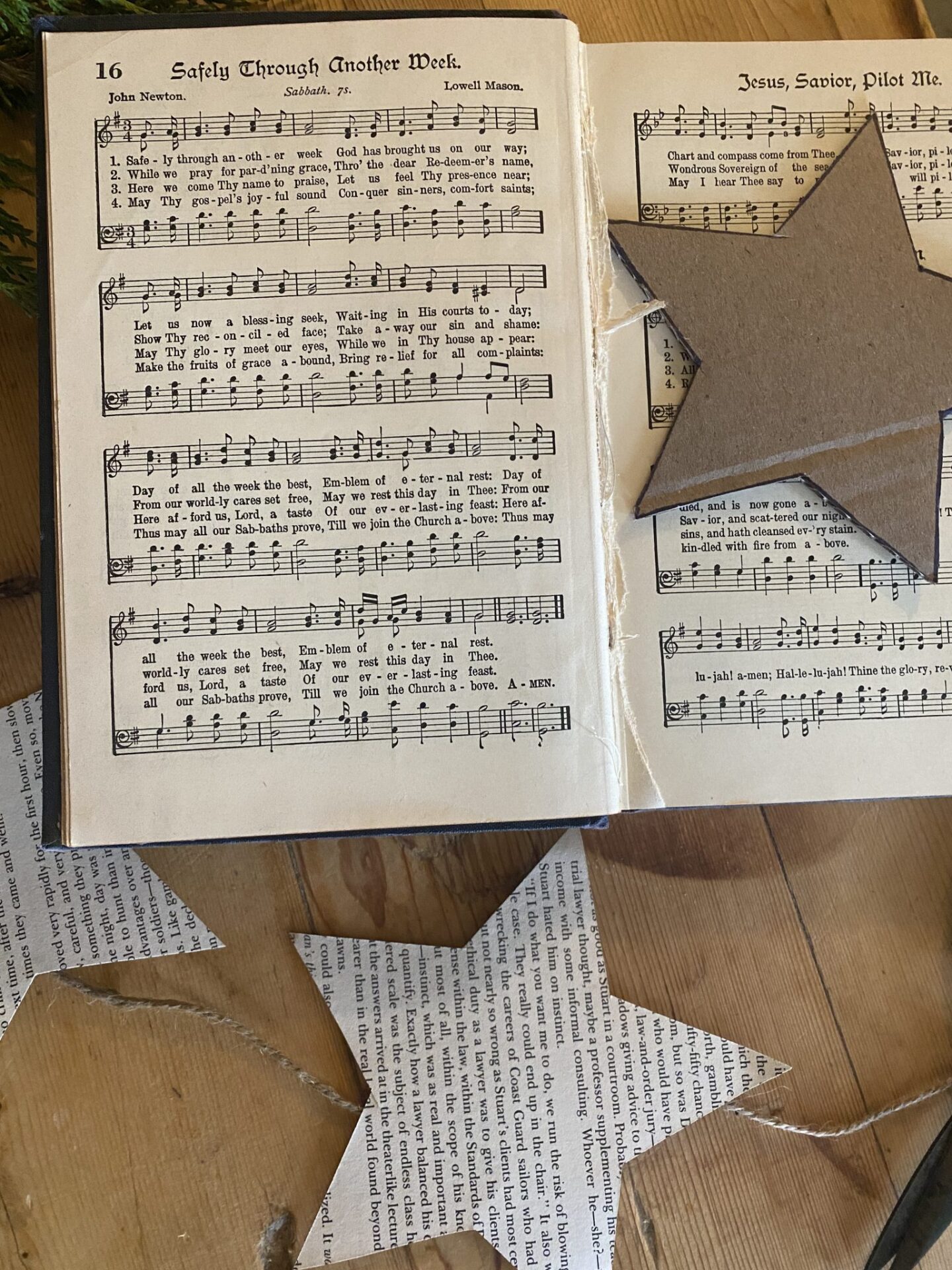 star garland diy
