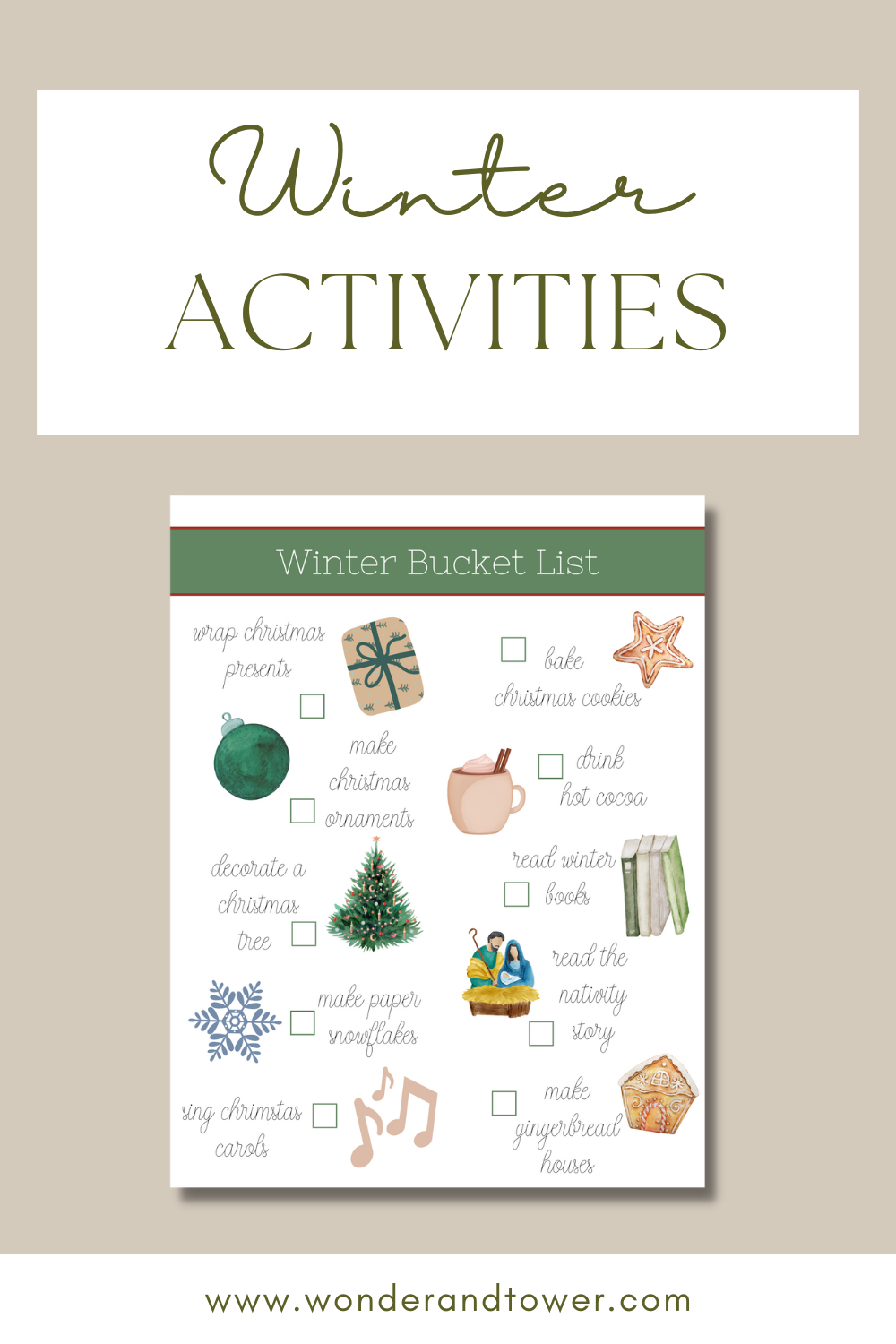 winter activities