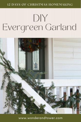 DIY Evergreen Garland