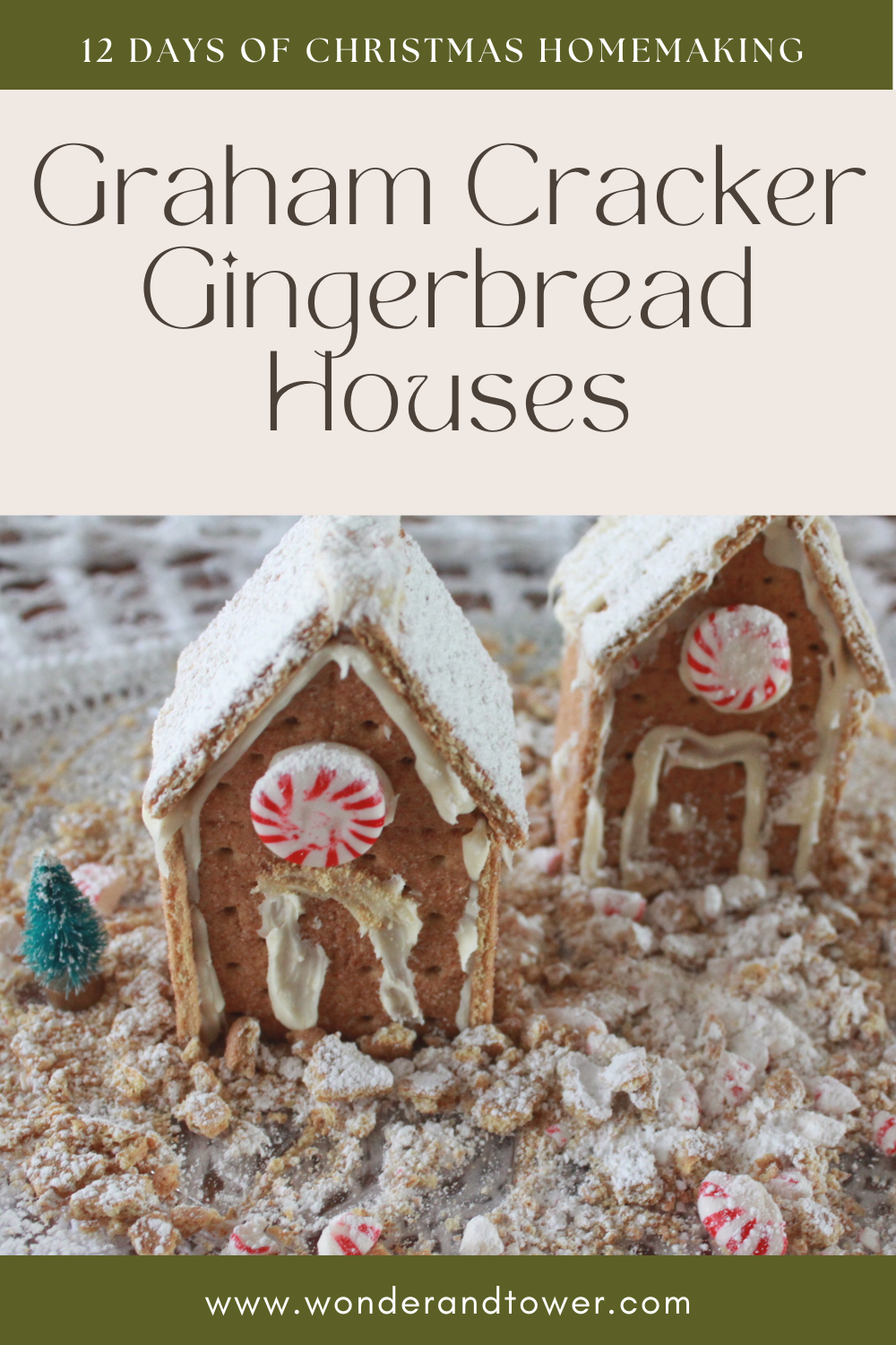 graham cracker gingerbread houses