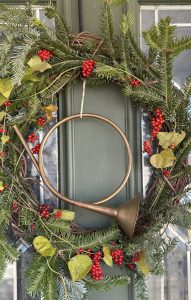 foraged Christmas wreath