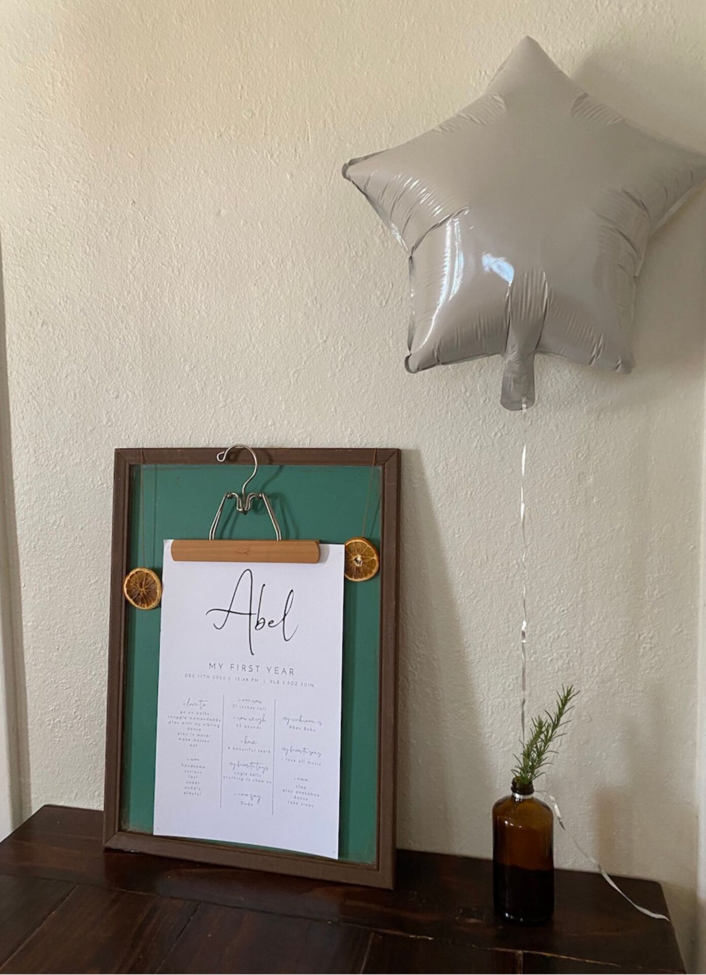 simple minimalist first birthday