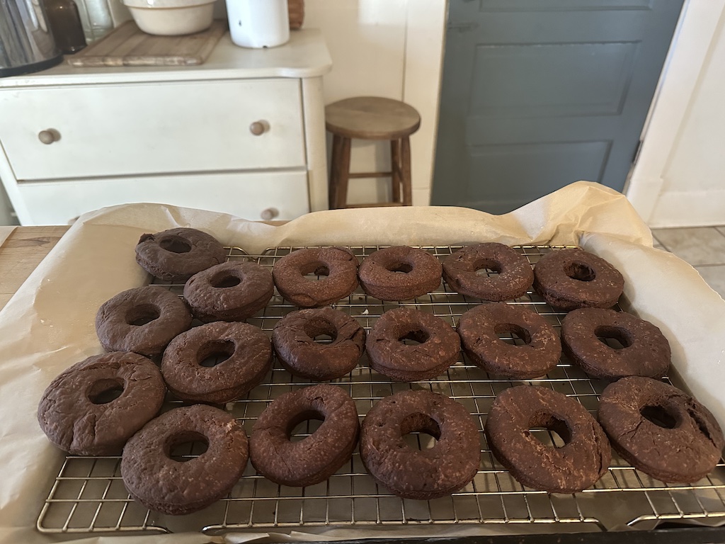 chocolate donuts