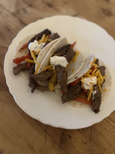 sheet pan steak fajita recipe