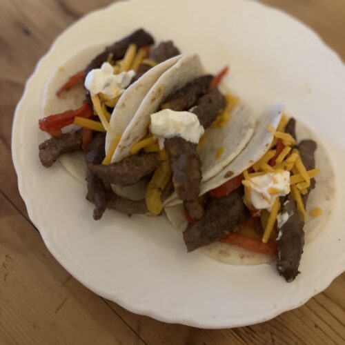 sheet pan steak fajita recipe