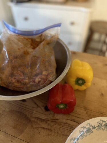 sheet pan steak fajitas sirloin