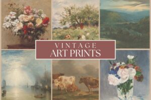 vintage art prints