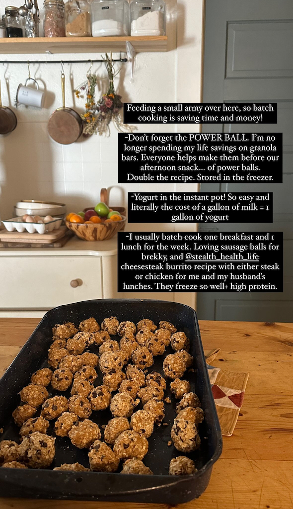 weekly meal prep family
