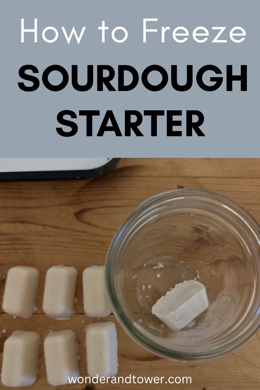 how to freeze sourdough starter