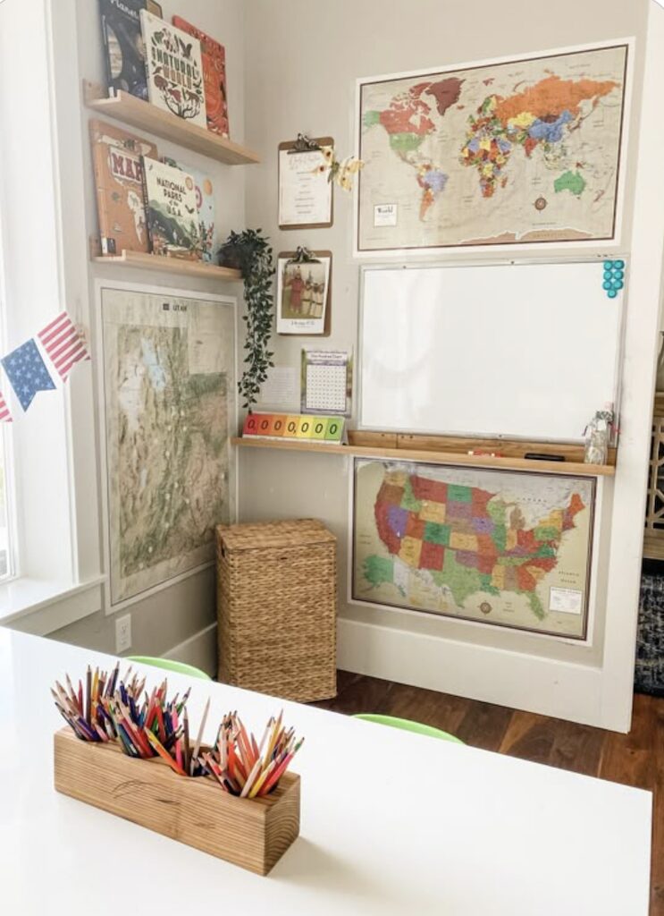 homeschool room ideas small spaces