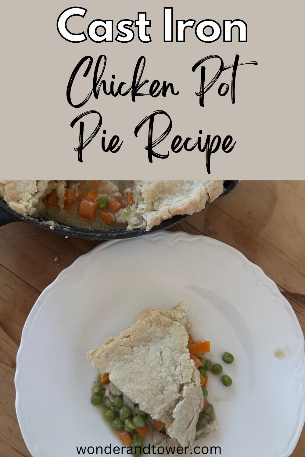 cast iron chicken pot pie