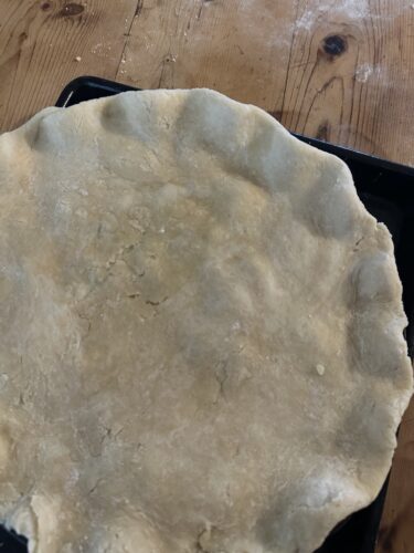 how to make Cast Iron Chicken Pot Pie