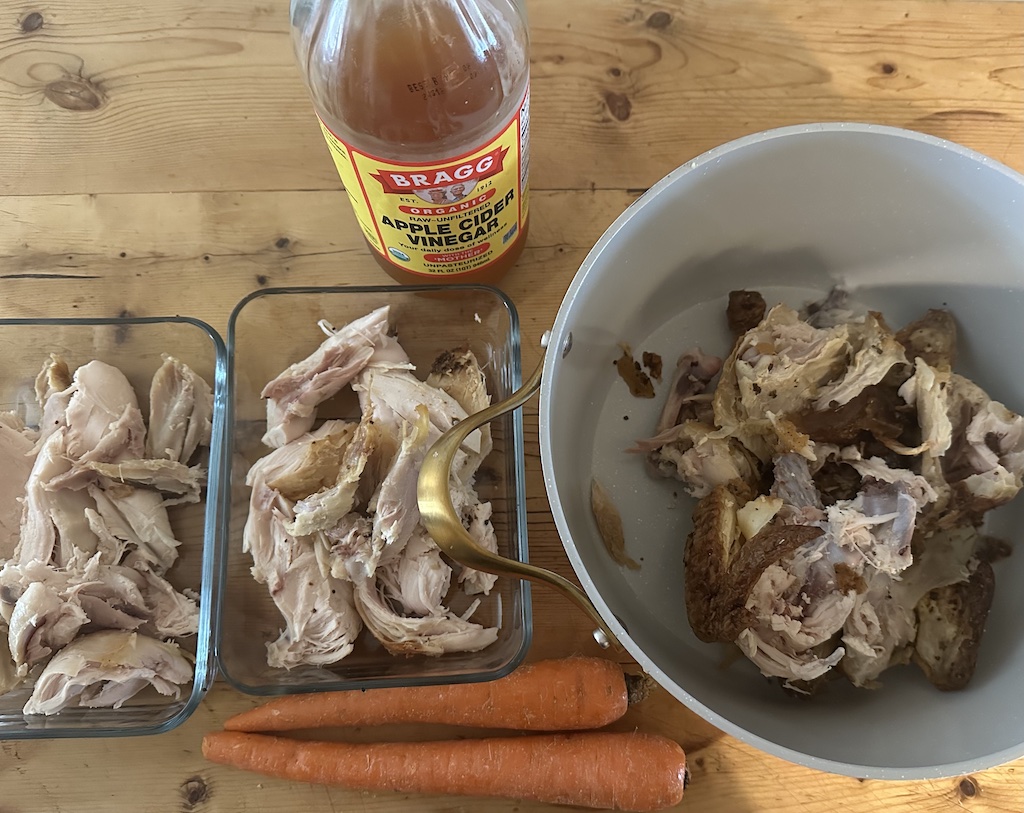 rotisserie chicken bone broth for dogs