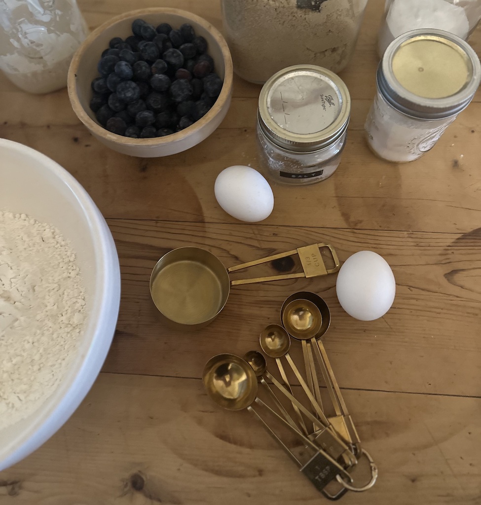 sourdough blueberry muffins easy