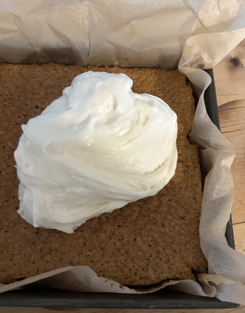 sourdough carrot cake cinnamon rolls