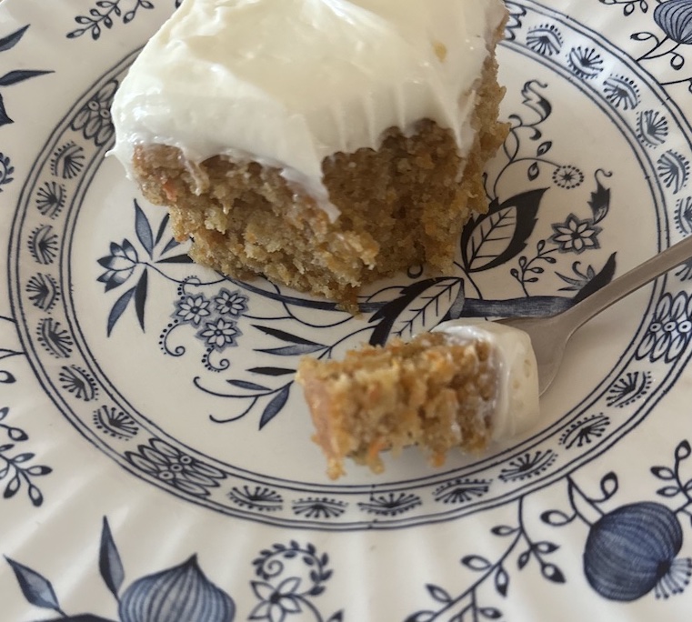 sourdough carrot cake muffin