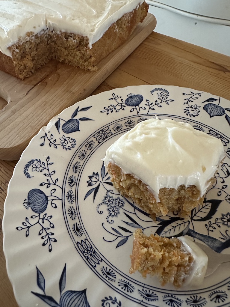 sourdough carrot cake