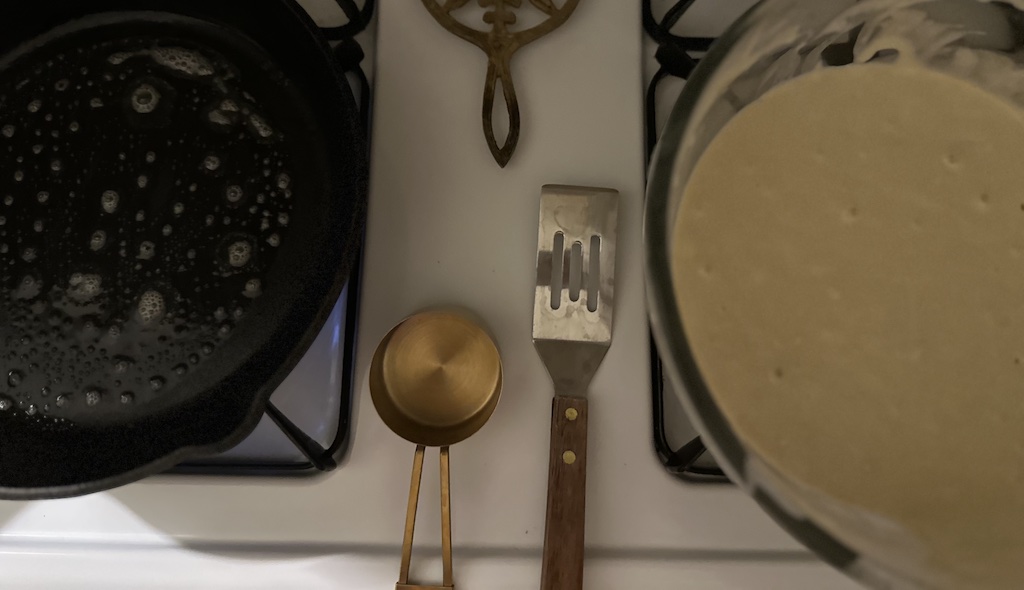 sourdough discard pancakes no flou