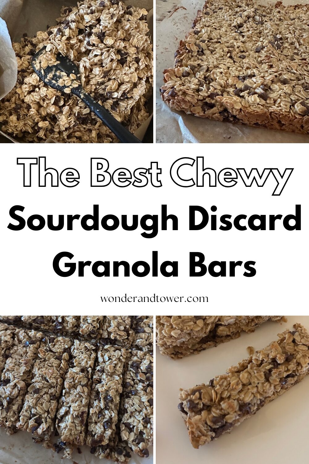 sourdough discard granola bars