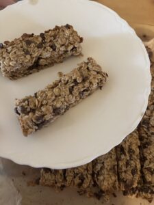 sourdough discard granola bars