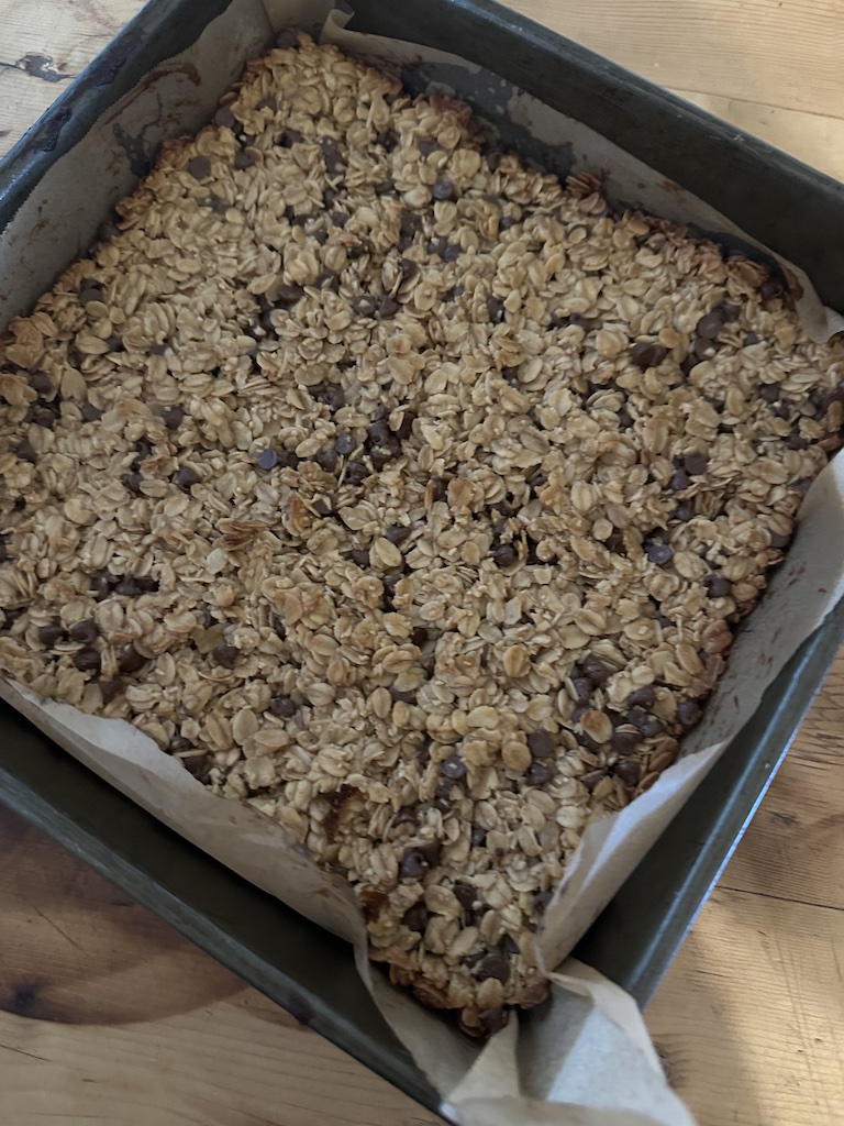 sourdough discard granola bars healthy