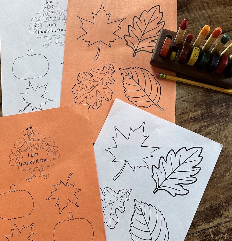 Printable thanksgiving craft