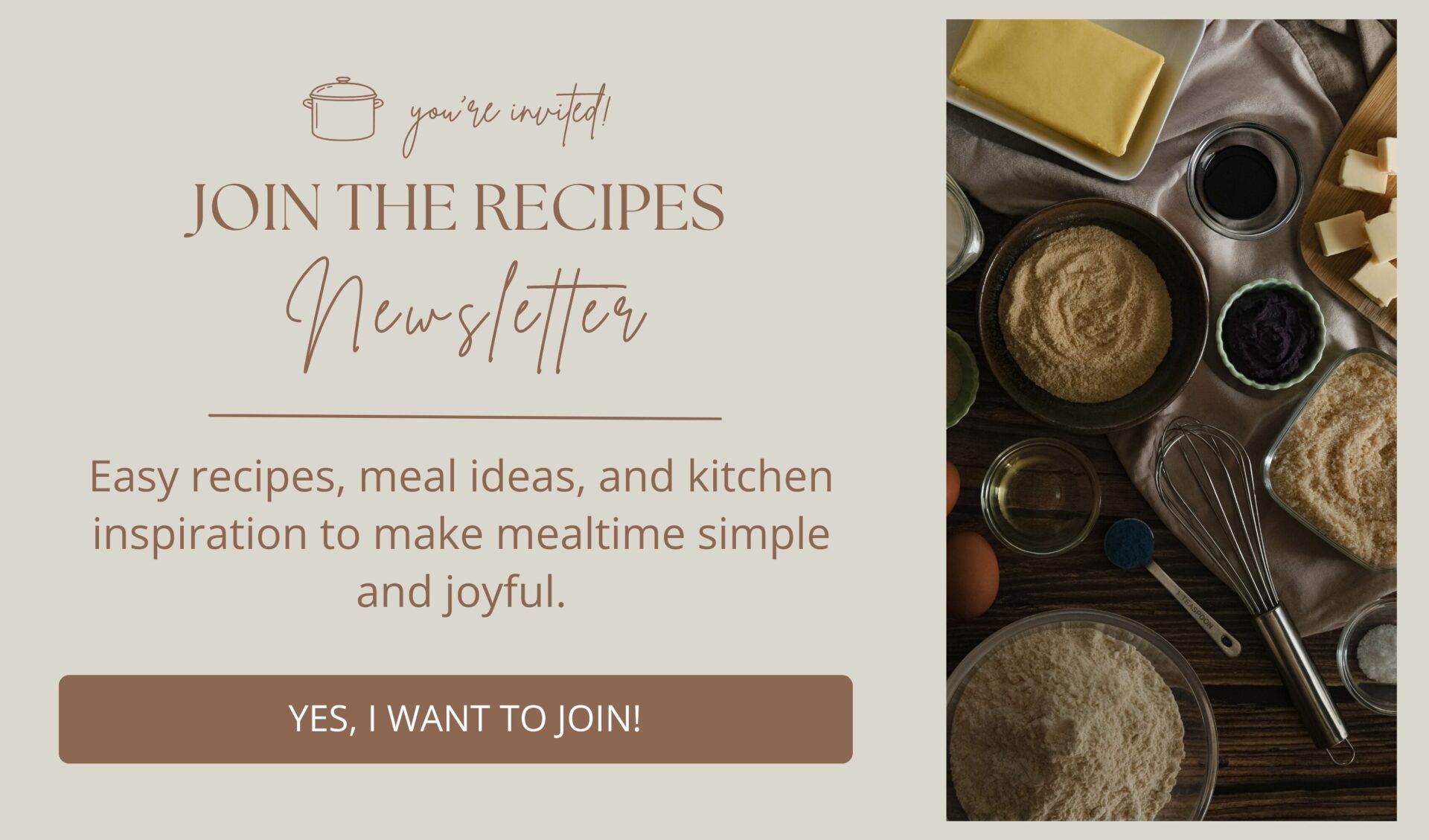 recipe newsletter
