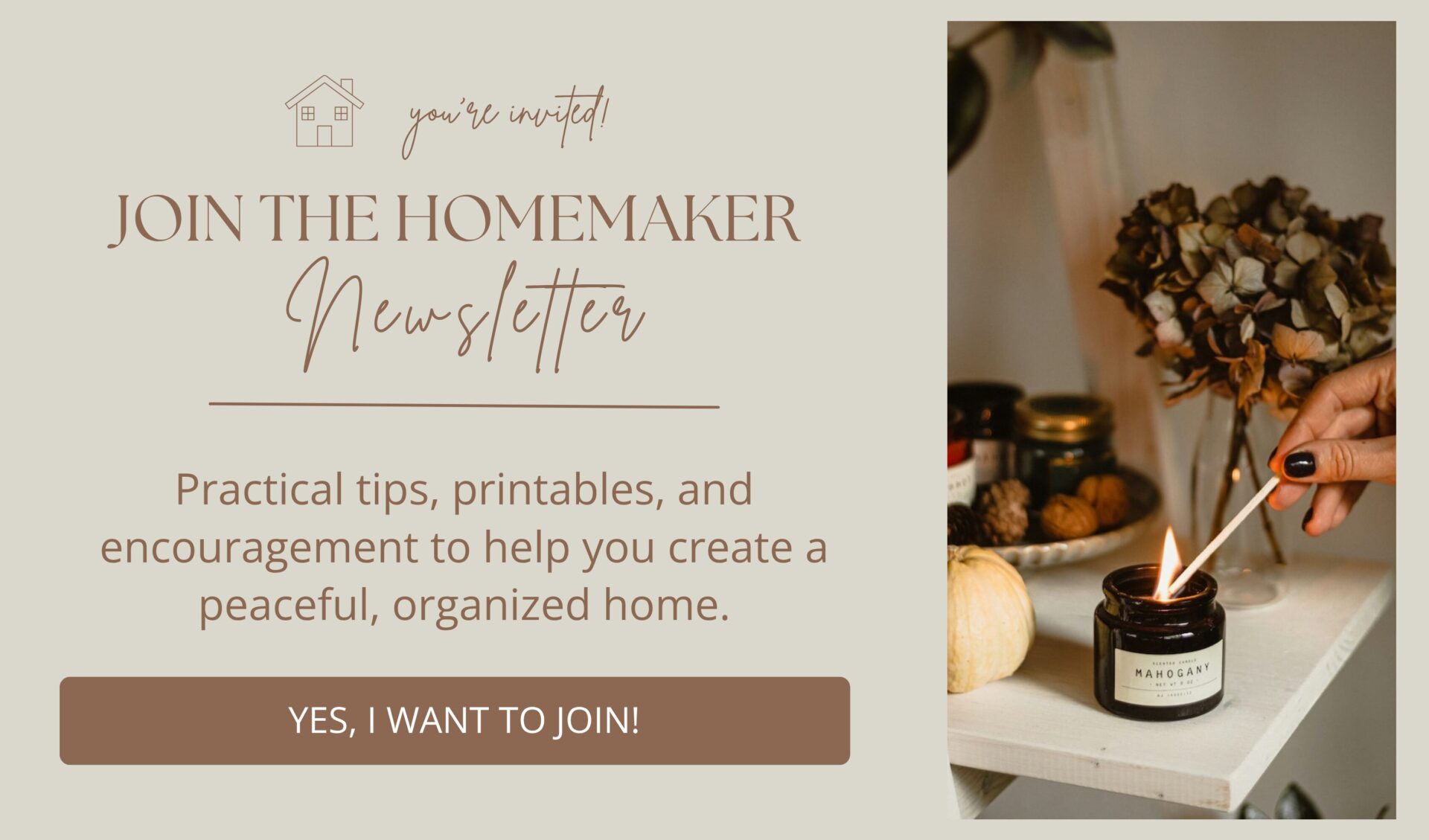 homemaking newsletter