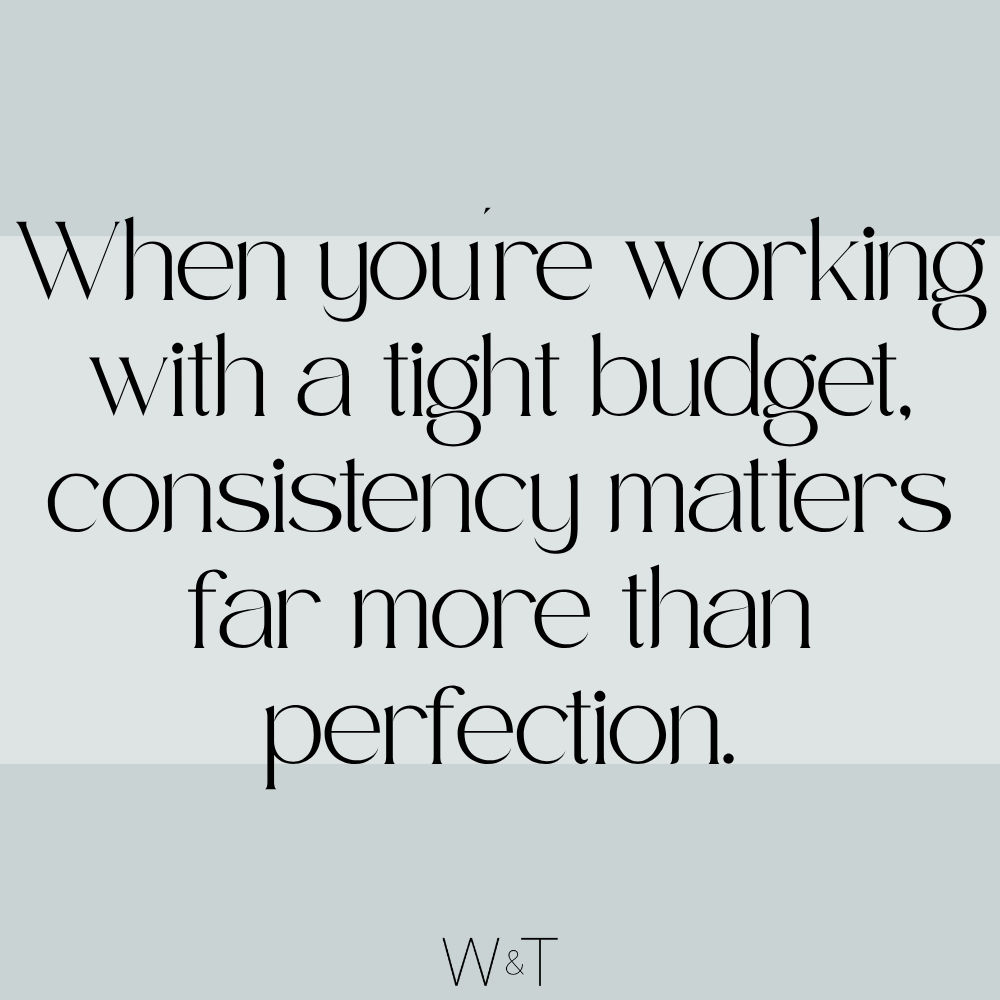 tight budgeting