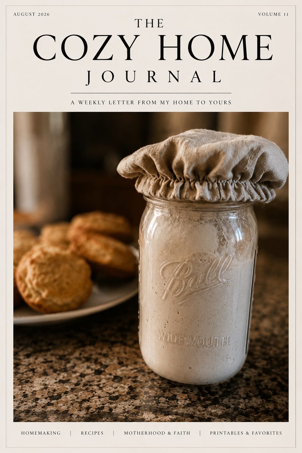 Reviving My Sourdough Starter + Other Musings