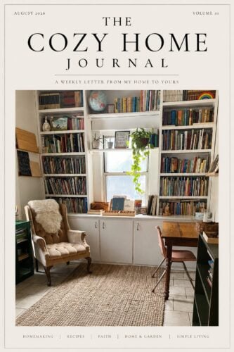 cozy homemaking