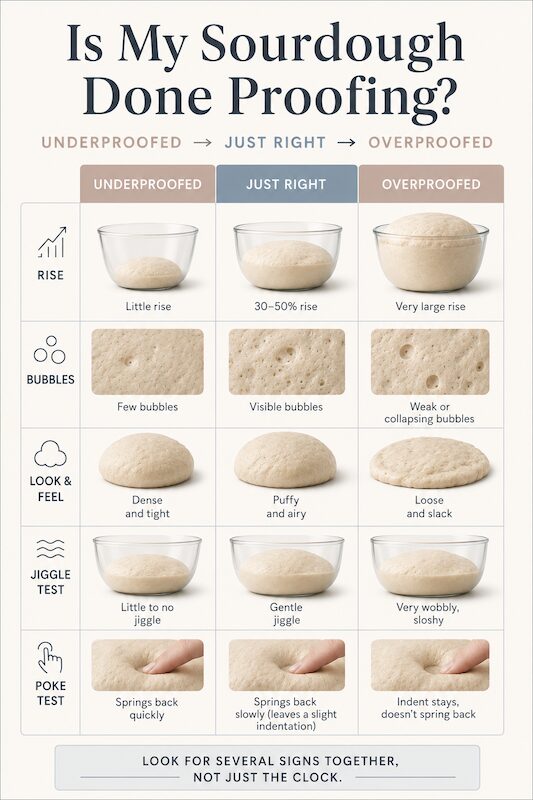 how to know if your sourdough is done proofing