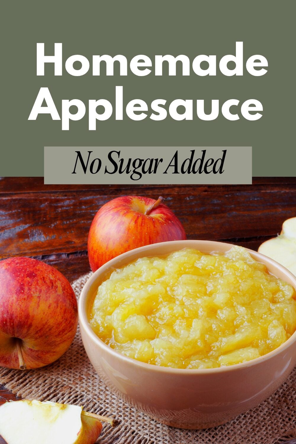 No Sugar Added Apple Sauce
