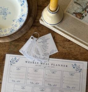 The Dinner Rhythm A Simple Meal Planning Card System