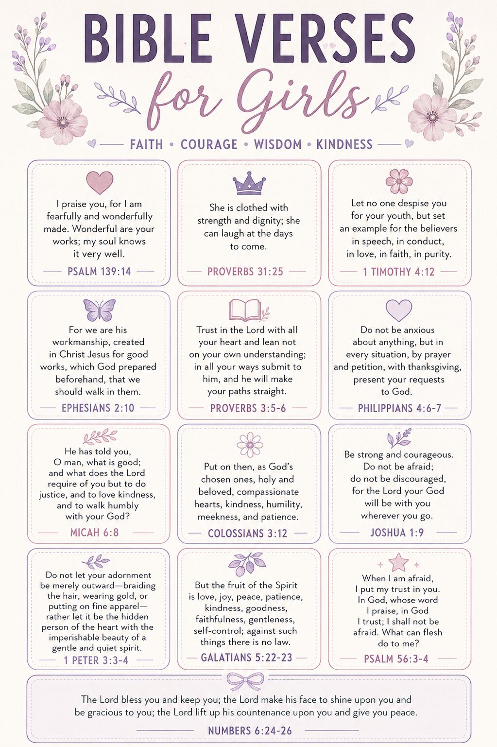 bible verses for girls